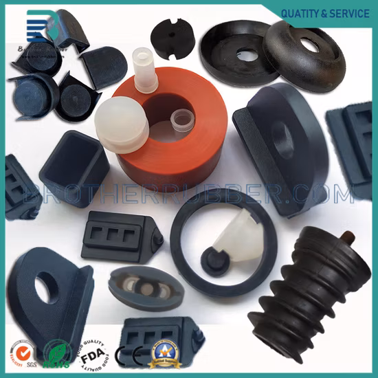 Peças de borracha moldadas de borracha feitas sob encomenda do silicone EPDM NBR HNBR FKM do OEM auto