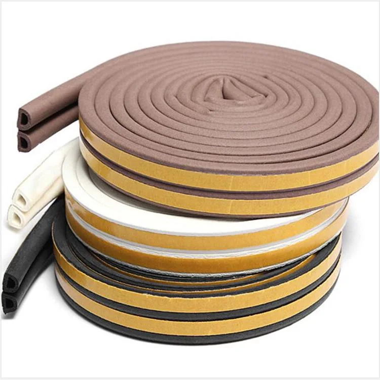 Self Adhesive Foam Draught Excluder Window Door Seal Strip Soundproof Sponge Rubber Seal